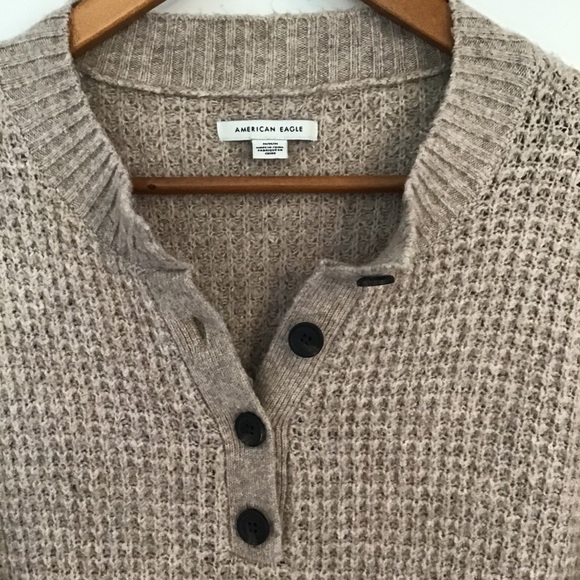 American Eagle Henley Sweater Dress - Picture 5 of 7